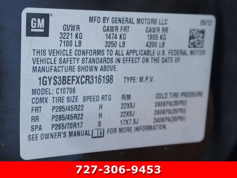 Used 2012 Cadillac Escalade Luxury image 26