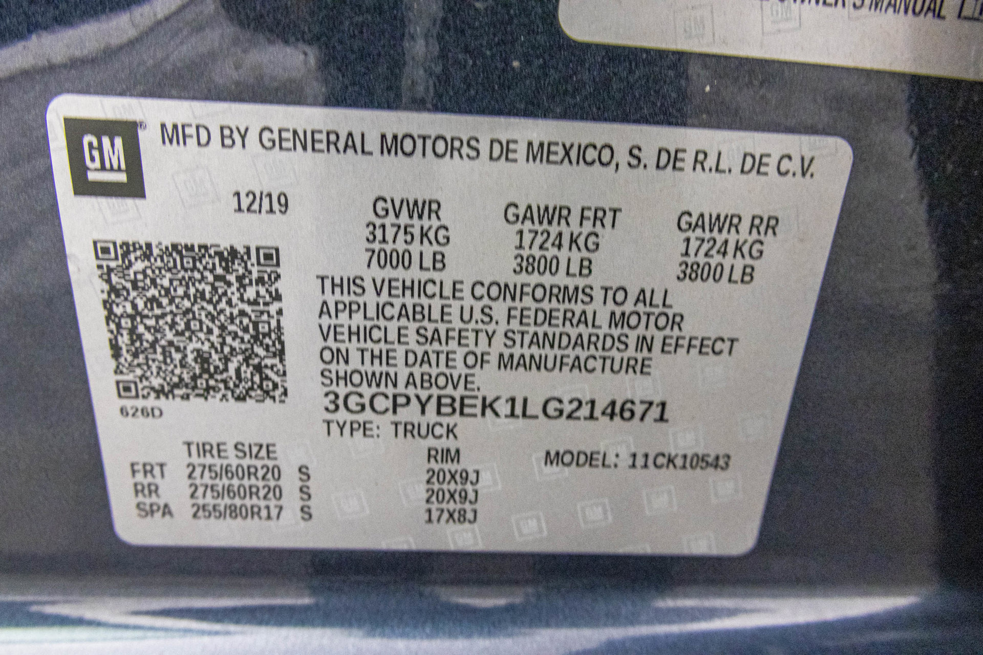 Used 2020 Chevrolet Silverado 1500 Custom w/ Custom Value Package AWD/4WD image 51