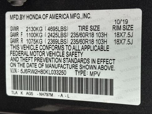 Used 2019 Honda CR-V EX-L image 15