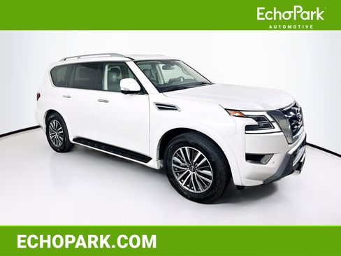 Used 2024 Nissan Armada SL w/ Captain's Chairs Package image 1
