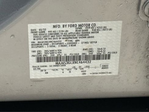 Used 2022 Ford EcoSport SE w/ SE Convenience Package image 19