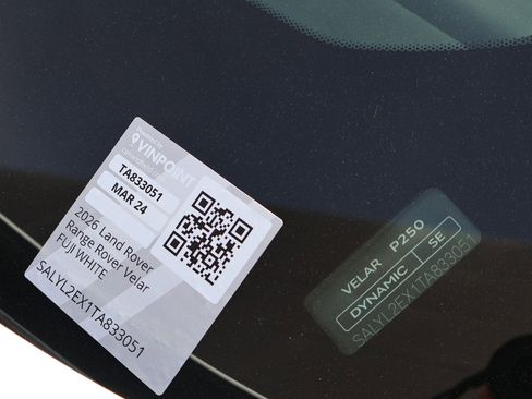 New 2026 Land Rover Range Rover Velar Dynamic SE image 20