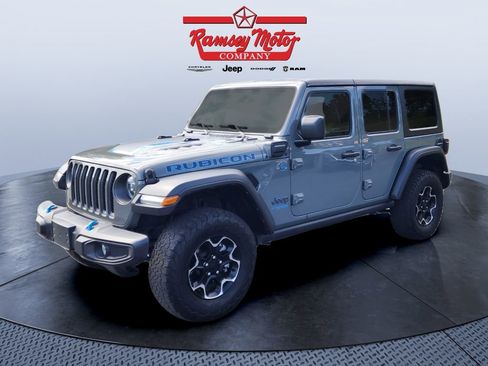 Used 2022 Jeep Wrangler Unlimited Rubicon 4xe w/ Cold Weather Group image 1