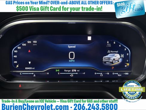 Used 2022 Chevrolet Suburban Z71 w/ Luxury Package AWD/4WD image 14