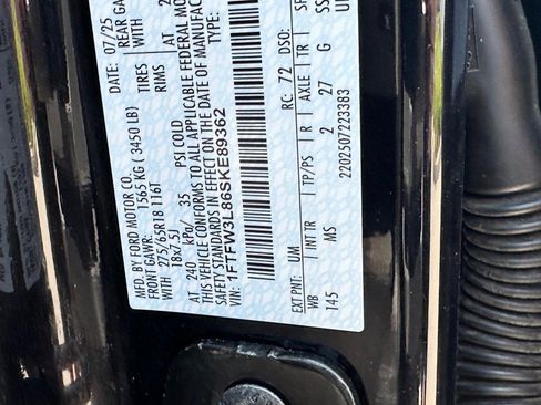 Used 2025 Ford F150 XLT w/ Equipment Group 301A Standard AWD/4WD image 22