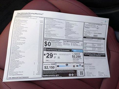 New 2026 BMW M340i Sedan w/ Driving Assistance Package image 18