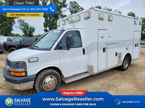 Used 2008 Chevrolet Express 3500 w/ Ambulance Package RWD image 1