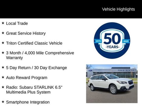 Used 2019 Subaru Outback 2.5i AWD/4WD image 6