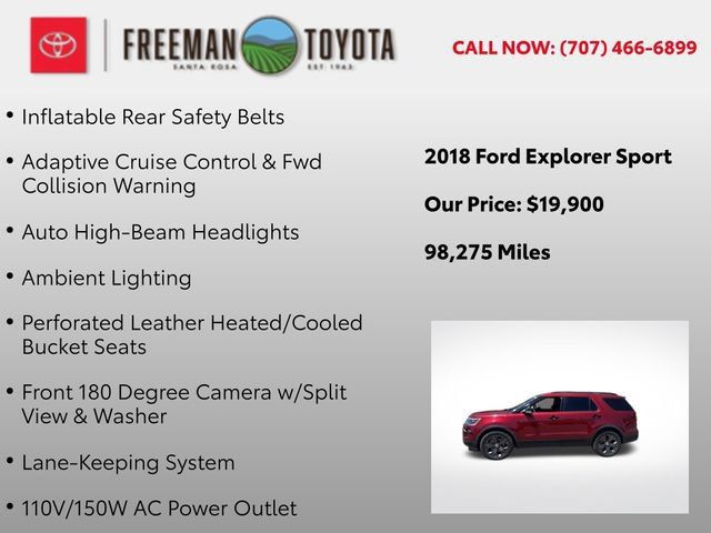 Used 2018 Ford Explorer Sport w/ Equipment Group 401A AWD/4WD image 13