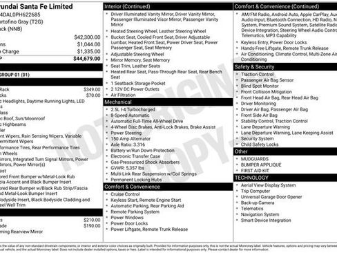 Used 2023 Hyundai Santa Fe Limited image 49