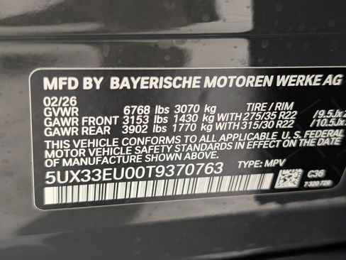 New 2026 BMW X5 M60i AWD/4WD image 23