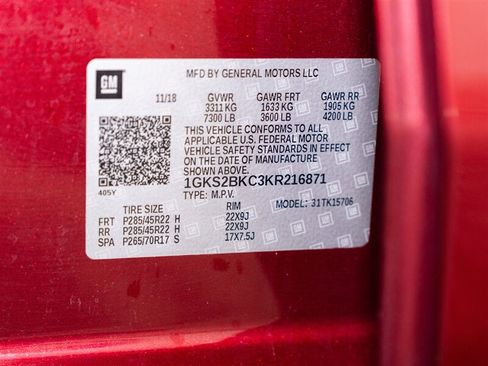 Used 2019 GMC Yukon SLT w/ HD Trailering Package AWD/4WD image 33