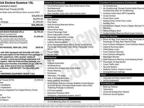Used 2023 Buick Enclave Essence w/ Experience Buick Package AWD/4WD image 24