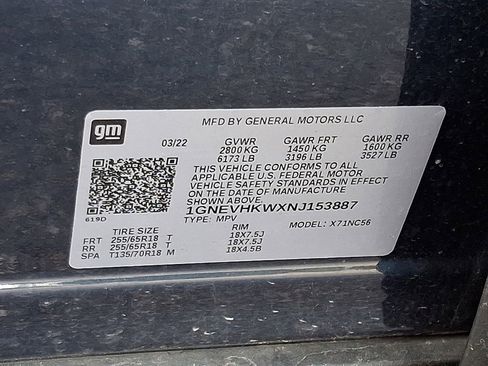 Used 2022 Chevrolet Traverse LT AWD/4WD image 26