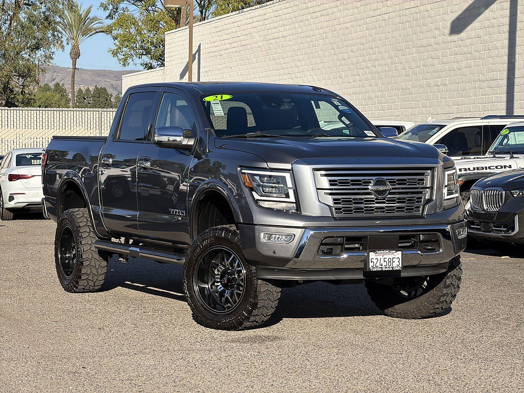 Used 2021 Nissan Titan Platinum Reserve w/ Moonroof Package AWD/4WD image 1