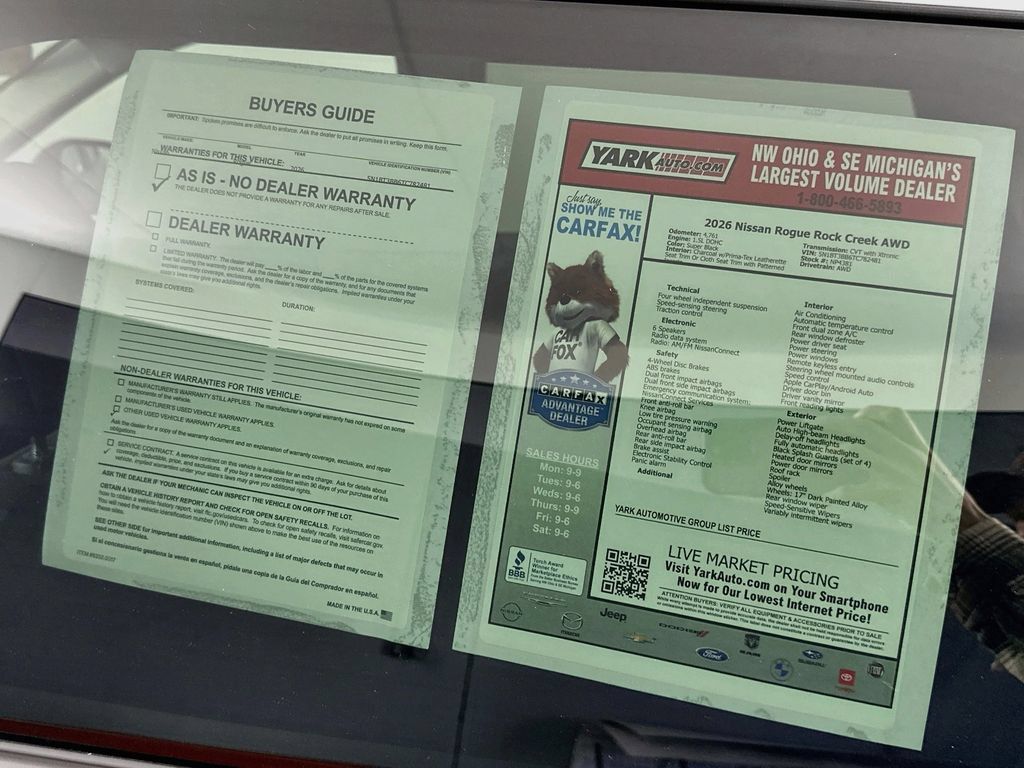Certified 2026 Nissan Rogue SV AWD/4WD image 13