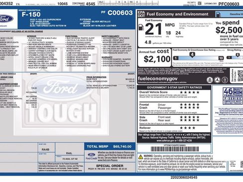 Used 2023 Ford F150 Platinum RWD image 26