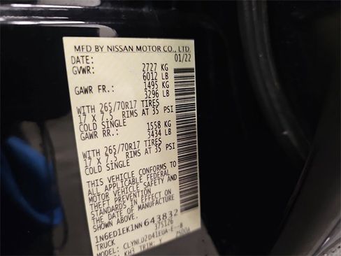 Used 2022 Nissan Frontier PRO-4X w/ Pro-4X Premium Package image 34