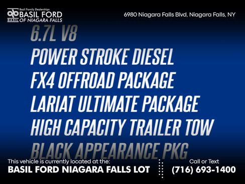 Used 2022 Ford F250 Lariat w/ Black Appearance Package image 3