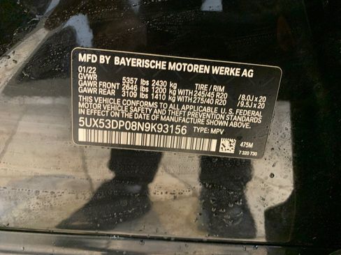 Used 2022 BMW X3 xDrive30i w/ M Sport Package 2 AWD/4WD image 69