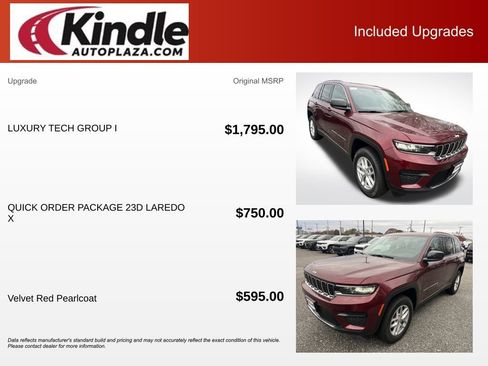 New 2025 Jeep Grand Cherokee Laredo X w/ Luxury Tech Group I AWD/4WD image 5