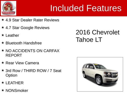 Used 2016 Chevrolet Tahoe LT RWD image 4