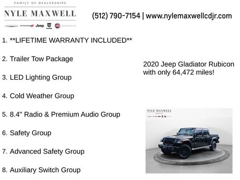 Used 2020 Jeep Gladiator Rubicon image 12