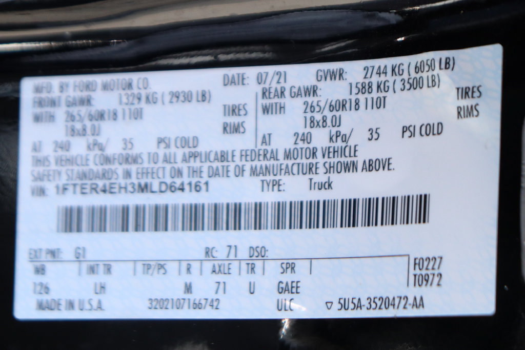 Used 2021 Ford Ranger XLT RWD image 44