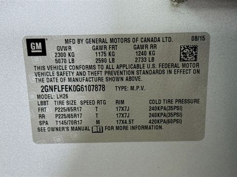 Used 2016 Chevrolet Equinox LT w/ Convenience Package image 39