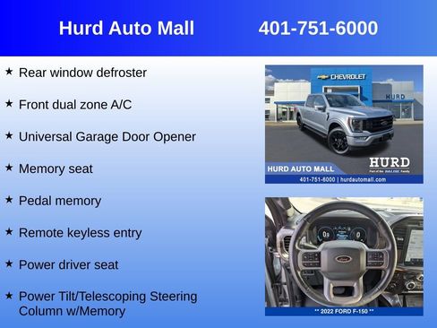 Used 2022 Ford F150 Lariat w/ Equipment Group 502A High image 36