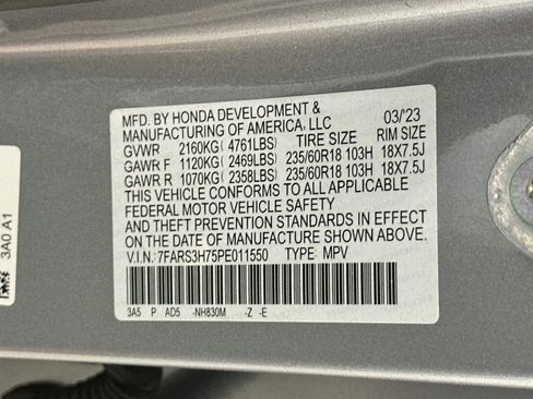 Used 2023 Honda CR-V EX-L image 12