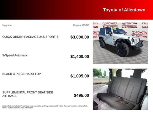 Used 2018 Jeep Wrangler Sport AWD/4WD image 5
