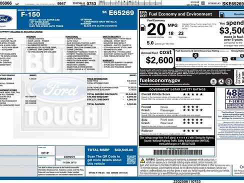 Used 2025 Ford F150 STX w/ Equipment Group 200A AWD/4WD image 4