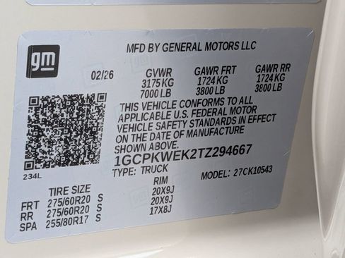 Used 2026 Chevrolet Silverado 1500 RST w/ RST Select Package image 28