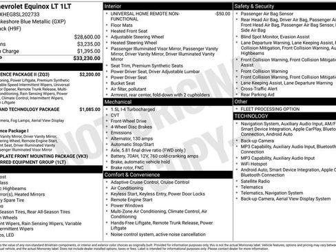 Used 2025 Chevrolet Equinox LT w/ Convenience Package II FWD image 5
