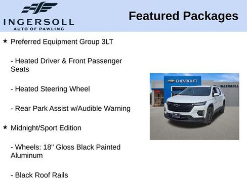 Used 2022 Chevrolet Traverse LT w/ Midnight/Sport Edition AWD/4WD image 15