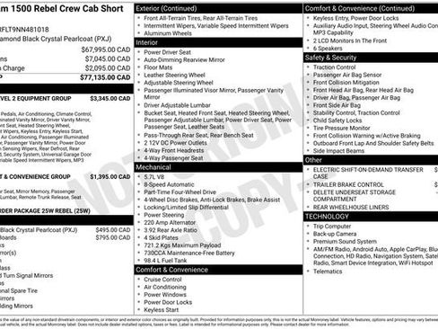 Used 2022 RAM 1500 Rebel w/ Rebel Level 2 Equipment Group AWD/4WD image 24