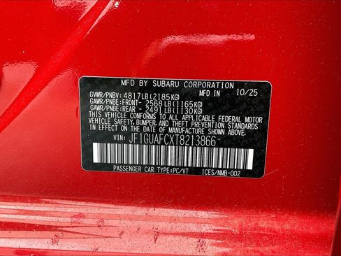 New 2026 Subaru Impreza 2.0i Sport AWD/4WD image 26