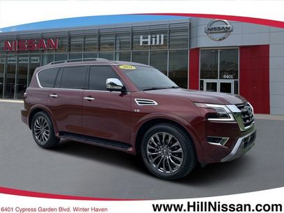 Certified 2021 Nissan Armada Platinum w/ Captain's Chairs Package