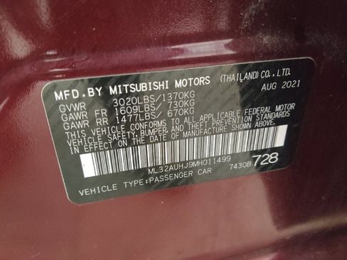 Used 2021 Mitsubishi Mirage LE image 33