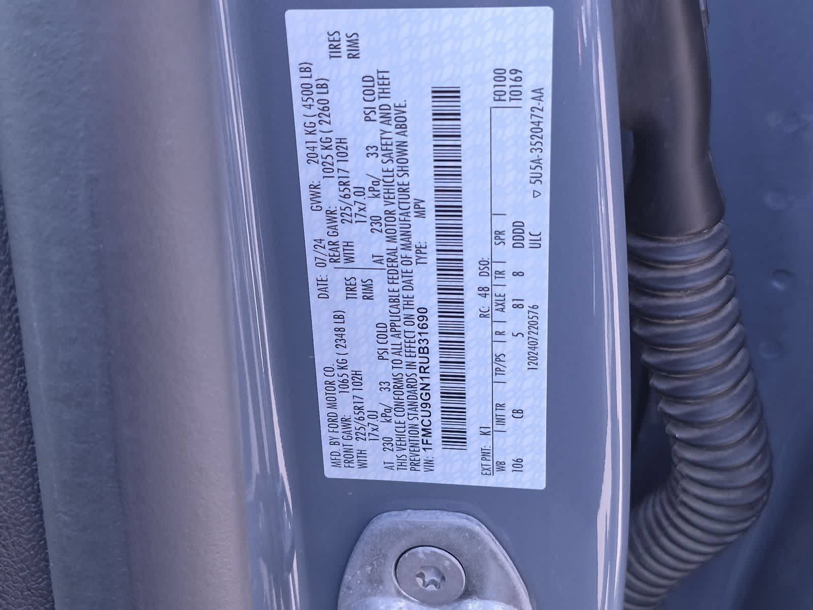 Used 2024 Ford Escape Active w/ Tech Pack #1 AWD/4WD image 34
