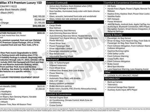 Certified 2023 Cadillac XT4 Premium Luxury w/ Cold Weather Package image 3