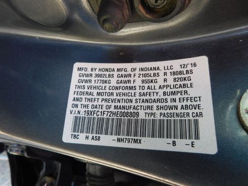 Used 2017 Honda Civic EX-L image 16