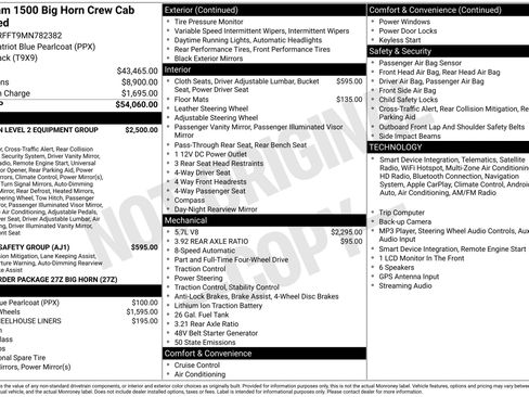 Used 2021 RAM 1500 Big Horn AWD/4WD image 3