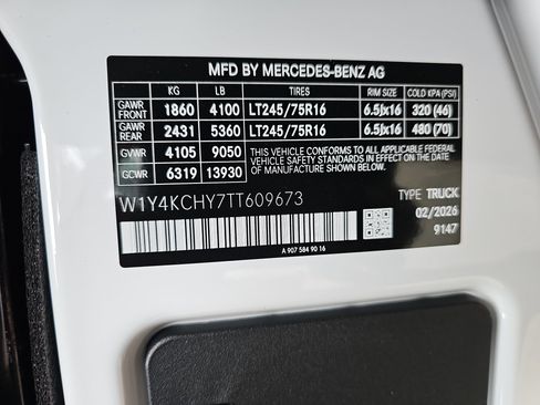 New 2026 Mercedes-Benz Sprinter 2500 image 31