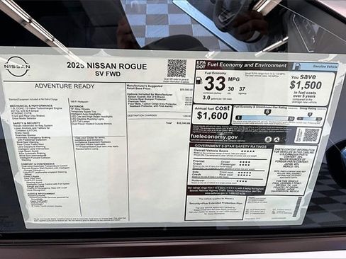New 2025 Nissan Rogue SV image 37