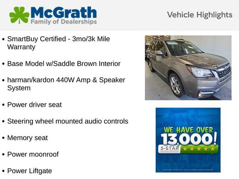 Used 2017 Subaru Forester 2.5i Touring AWD/4WD image 6