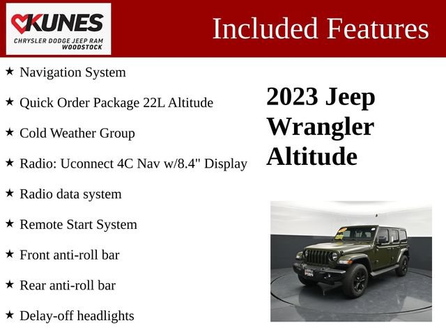 Used 2023 Jeep Wrangler Unlimited Sahara AWD/4WD image 3