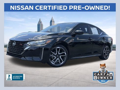 Certified 2025 Nissan Sentra SR w/ SR Premium Package FWD image 1