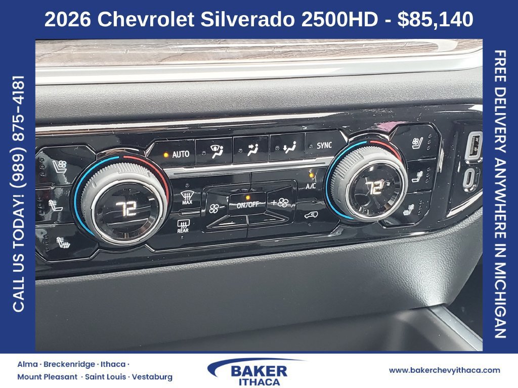 New 2026 Chevrolet Silverado 2500 LTZ w/ Trail Boss Package AWD/4WD image 22